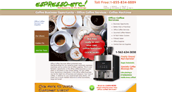 Desktop Screenshot of businesscoffeeservices.com